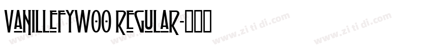 VanilleFYW00 Regular字体转换
